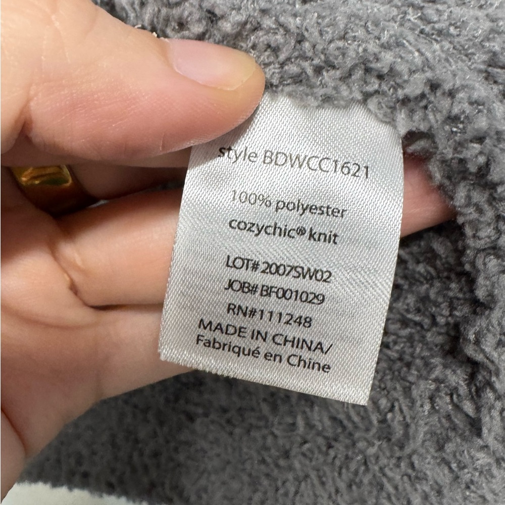 Barefoot Dreams CozyChic Chevron Ribbed Cardigan - Picture 5 of 6
